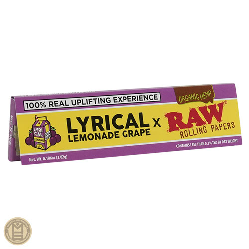 RAW Lyrical Lemonade Grape King Size Wide Rolling Papers