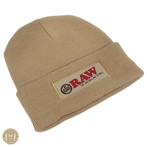 RAW Tan Beanie Hat